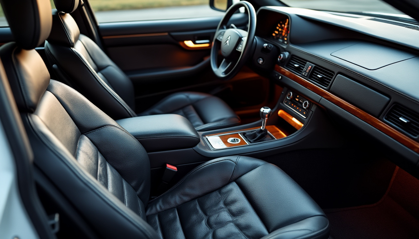 découvrez le prestige intérieur de la citroën cx et vivez une expérience de conduite inégalée grâce à son confort raffiné, ses finitions élégantes et ses technologies avant-gardistes. laissez-vous séduire par le luxe et l’innovation emblématiques de la citroën cx.