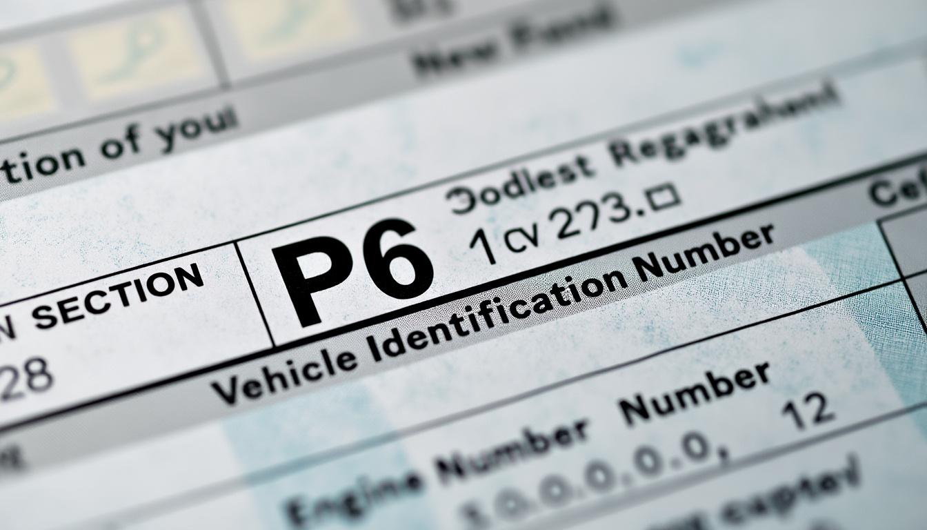 découvrez tout ce que révèle le champ p6 sur la carte grise : signification, utilité et importance pour votre véhicule. informez-vous pour mieux comprendre ce détail administratif crucial.