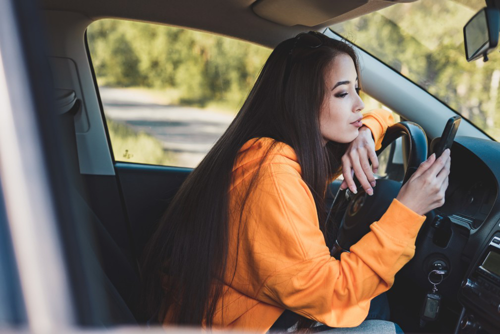 coincé dans un embouteillage