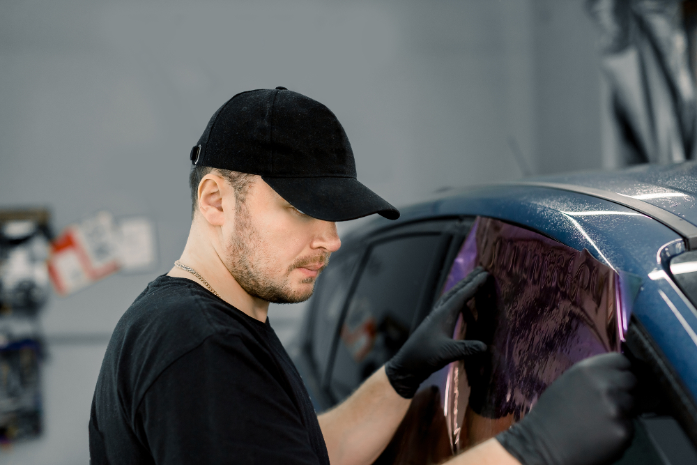 démontage teinture fenêtre