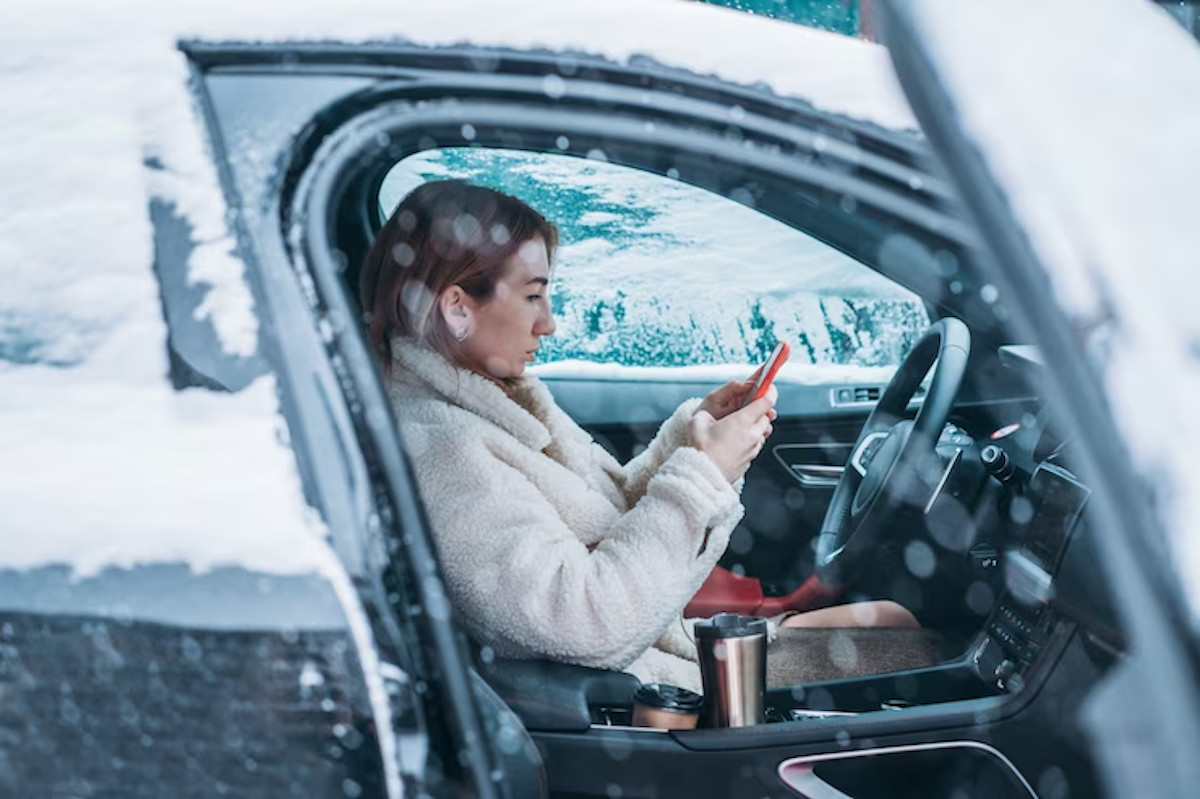 voiture givre